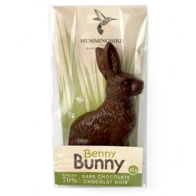 EASTER - Benny bunny - Dark Chocolate - HUMMINGBIRD chocolate